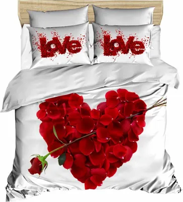 Image de L'Essentiel Linge de Maison, 194, King-Size-Bettbezug-Set (FR), 100 % POLYESTER-MICROSATIN, Rot, 240 x 220 cm