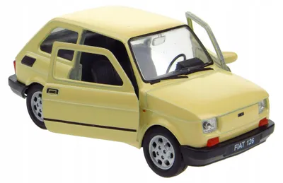 Produktbild von Welly FIAT 126p Modellauto Metall 1:32 Kremowy Kleinwagen