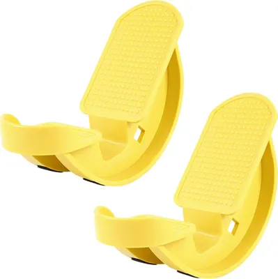 Produktbild von 2 Stück Fußwippe, Wadenstrecker, Plantarfasziitis, Achillessehnenentzündung, Knöchel- und Unterschenkelschmerzlinderung, Ausgleichstraining, Muskeldehnung, Schrägbrett