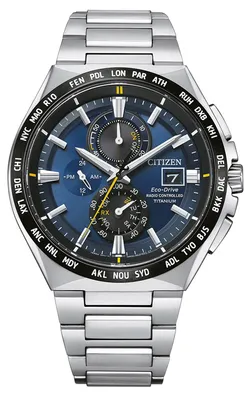 Immagine prodotto di Citizen AT8234-85L Eco-Drive Solar orologio radiocontrollato da uomo blu titanio
