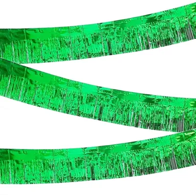 Immagine prodotto di Decorazioni natalizie: ghirlande, festoni, tende decorative, colore verde, confezione da 3 pezzi, lunghezza 10 piedi