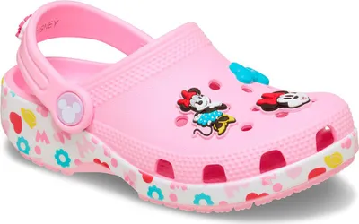 Produktbild von Crocs Mickey Friends Minnie Classic T Holzschuhe Rosa EU 25-26 Mädchen Rosa EU 25-26