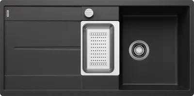 Produktbild von BLANCO METRA 6 S-F flächenbündige Spüle / SILGRANIT / Anthrazit / reversibel / Excenter - inkl.