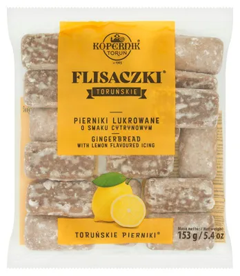 Produktbild von Kopernik Flisaczki Toruńskie Lebkuchen mit Zitronenglasur 153 g