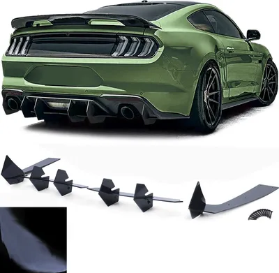 Obrázek produktu pro Sportovní zadní difuzor Diffusor CUP black gloss pro Ford Mustang GT MK6 od
