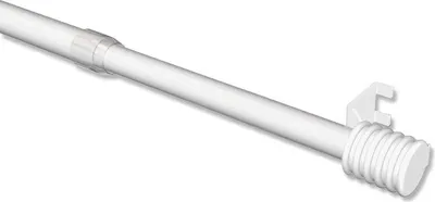 Produktbild von Interdeco Klemmfix Klemmstange, Scheibenstange Weiß Modell Pavo, 80-110 cm