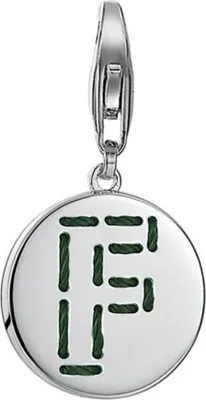 Produktbild von Esprit Damen Charm 925 Silber Silber Letter Fabric F ESCH91128A