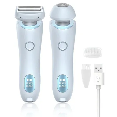 Produktbild von Elektrorasierer für Frauen Schmerzfreier Damenrasierer Gesichtshaarentferner Nass- und Trocken-Trimmer für Gesicht, Achselhöhlen, Beine und Körper