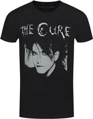 Immagine prodotto di The Cure - Maglietta "Robert Illustration" per uomo/donna Unisex RO1596 (S) (Nero)