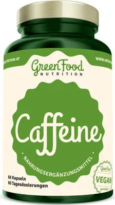 Produktbild von GreenFood Nutrition Koffein 60 Kapseln