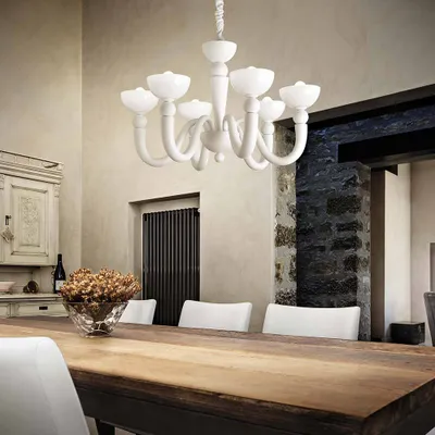 Produktbild von Ideal Lux Hängeleuchte Bon Bon Sp6 Weiß