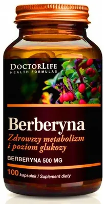 Image de Doctor Life Berberine 500mg pour un métabolisme et des niveaux de glucose plus sains, 100 gélules