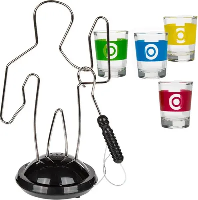 Produktbild von Out of The Blue 79/3931 Trinkspiel, Glas, transparent, 19 x 22.7 x 10 cm
