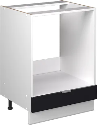 Produktbild von Herdumbauschrank Vicco Fame-Line Schwarz gestreift 60 cm ohne Arbeitsplatte, Model 50977