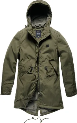 Productafbeelding van Vintage Industries damesjas, kleur: olijfgroen, maat: XS