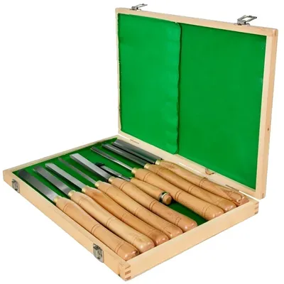 Imagen del producto de Juego de brocas para torneado, ideal para trabajar la madera, fabricar muebles con raíces y tallar