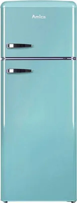 Produktbild von Amica Kühl-/Gefrierkombination KGC 15632 T, 208 l, ST, 40 dB, 2,5 kg/24h, , Farbe Hellblau