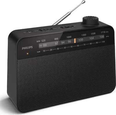 Produktbild von Tragbares analoges FM/MW-Radio TAR2509. Netz- oder batteriebetrieben.