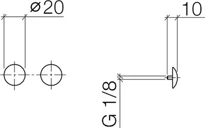 Produktbild von Dornbracht Zierrosette Baurahmen chrom 12.801.970-00, 12801970-00