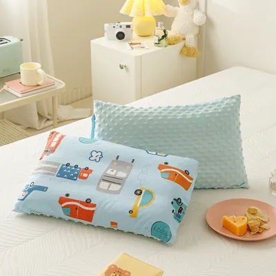 Imagen del producto de Funda de almohada para bebé, desmontable, de algodón, 30x50 cm