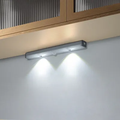 3x LED Schrankbeleuchtung Mit Bewegungsmelder - Dimmbar & USB-C Aufladbar