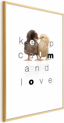 Produktbild von Posterpapier Poster - Keep Calm and Love 60x90 cm Text g-A-0220-ao-a