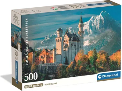Zdjęcie produktu dla CLE puzzle 500 Compact Neuschwanstein Castle 35589