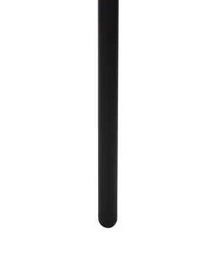 Produktbild von BELIANI Barstuhl 2er Set Dunkelgrün Bouclé-Bezug und Metall mit Lehne Fußstützen Modernes Design Sitzmöbel Wohnzommer Küche Bar Wohnküche Ausstattung