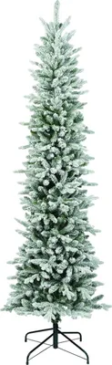 Produktbild von Slim Fir Snowy künstlicher Weihnachtsbaum 210xø68cm | grün mit Schnee