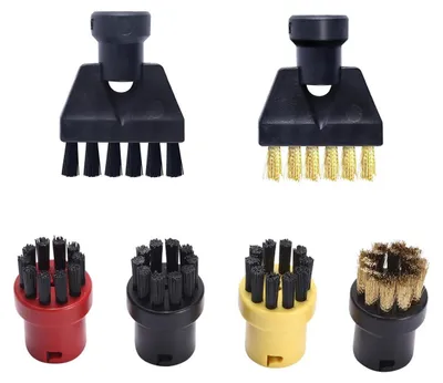 Bürstenset für Dampfreiniger, 6 Stück, für Kärcher SC1-SC7