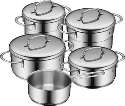 Zdjęcie produktu dla WMF Mini 0718556040, Zestaw do gotowania, Stal nierdzewna, Stal nierdzewna, Stal nierdzewna, Stal nierdzewna, Stal nierdzewna