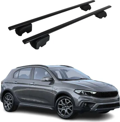Produktbild von Dachträger Grundtäger für Fiat Tipo / Tipo Cross 2015-2025 75kg Metall Schwarz