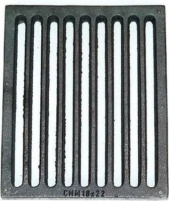 Produktbild von Ofenrost 18x22 cm Gussrost Kaminrost eckig Ascherost Tafelrost Gusseisen
