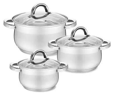 Produktbild von 6er-Set Töpfe (1,8l, 2,5l, 3,5l) | Maestro MR-3522-6M