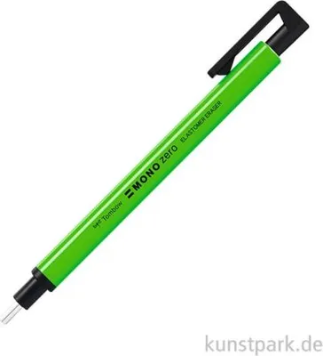 Produktbild von Tombow Tombow Mono Zero Radiergummi rund neongrün
