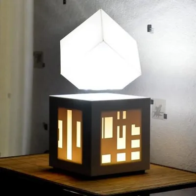 Image de Lampe en lévitation avec enceinte intégrée SOUNDKUB