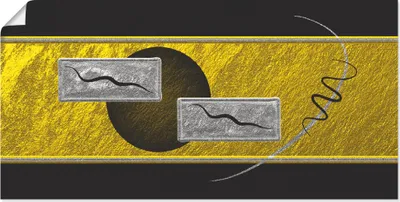 Produktbild von ARTland Poster Abstrakt III Größe: 60x30 cm