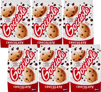 Produktbild von PAVESI Gocciole Chocolate - Kekse mit Schokoladenstückchen 500g (Gocciole, x6)