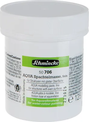 Produktbild von Schmincke 125ml Hilfsmittel AQUA-Spachtelmasse fein Aquarell 50 706 047
