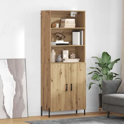 Obrázek produktu pro vidaXL Highboard Artisan dub 69,5 x 32,5 x 180 cm Materiál na bázi dřeva