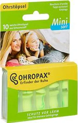 Produktbild von OHROPAX® OHROPAX Mini SOFT Ohrstöpsel 35 dB Schaumstoff, 10 St.