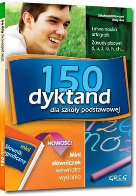Image de 150 dyktand dla szkoły podstawowej z mini słowniczkiem