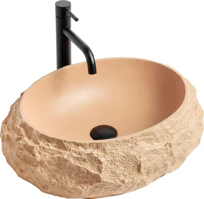 Obrázok produktu pre Umývadlo Na Dosku Rea Mika Light Terracotta Beige