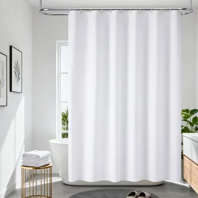 Productafbeelding van Omgoods - Waterdicht Douchegordijn 180 x 180 cm Wit