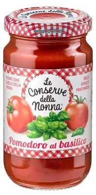 Zdjęcie produktu dla Sos pomidorowy Pomodoro al Basilico 190g - Conserve della Nonna