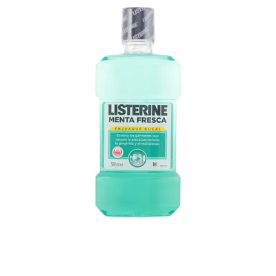 Obrázek produktu pro LISTERINE Freshburst Antiseptic Mouthwash, 500 ml, Máta, Láhev, Eucalyptol (0.092%), Menthol (0.042), Methyl salicylate (0.060%), Thymol (0.064%), Water, Alcohol..., 1 kusů