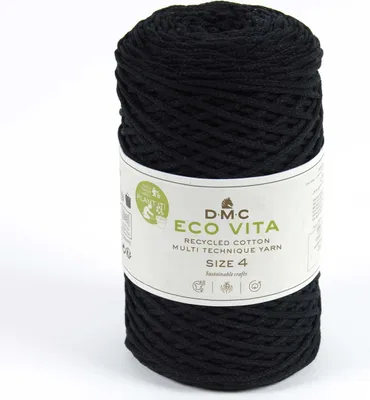Image de DMC Eco Vita-4 – Fil de coton composé à 80 % de coton recyclé et à 20 % de polyester (couleur 72)