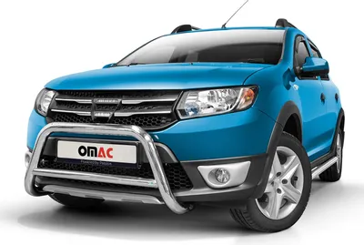 Obrázok produktu pre Ochranná lišta predného nárazníka pre Dacia Sandero Stepway 2012-2016 ABE steel silver