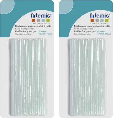 Produktbild von 24 Klebepistolen-Nachfüllungen - 7 x 100 mm