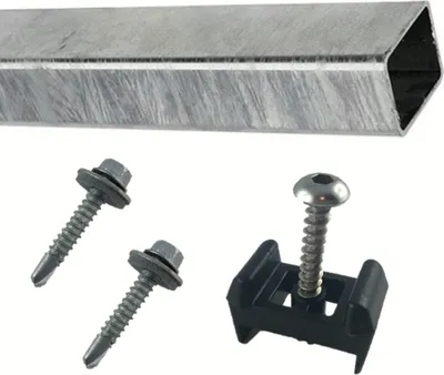 Produktbild von Pfostenverlängerungs-Set für Zaunpfosten Pfostenadapter Zaun
